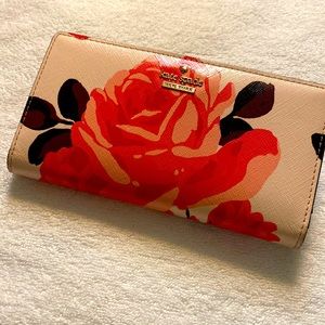 Kate Spade Pink Floral Wallet
